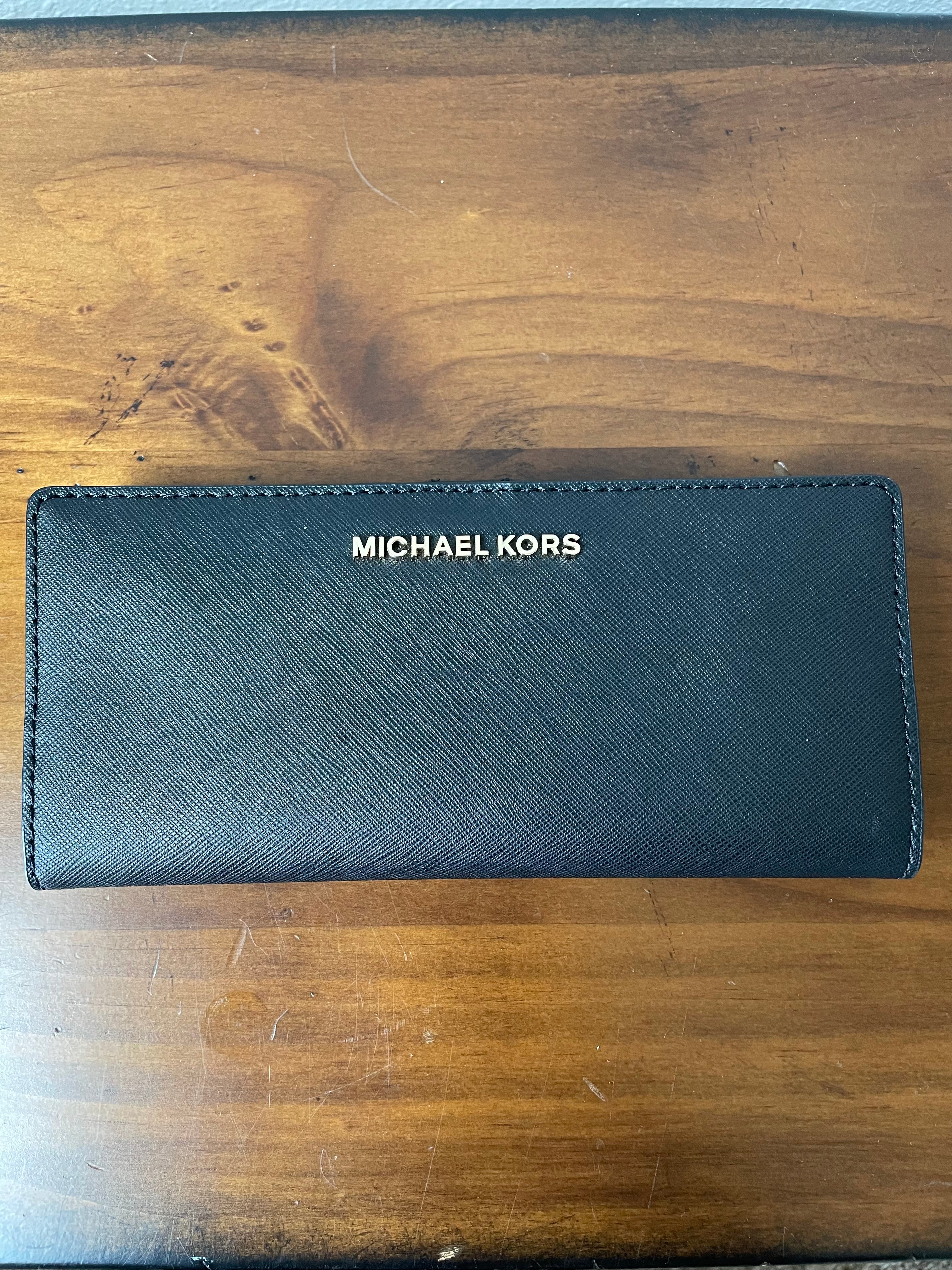 Michael kors flap sales wallet