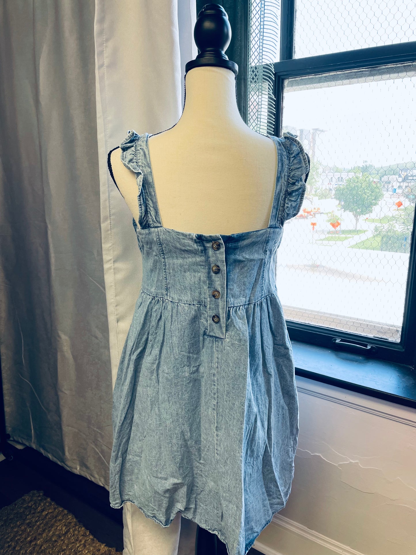 Very J Denim Dress (S)