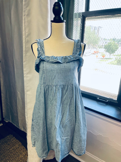 Very J Denim Dress (S)