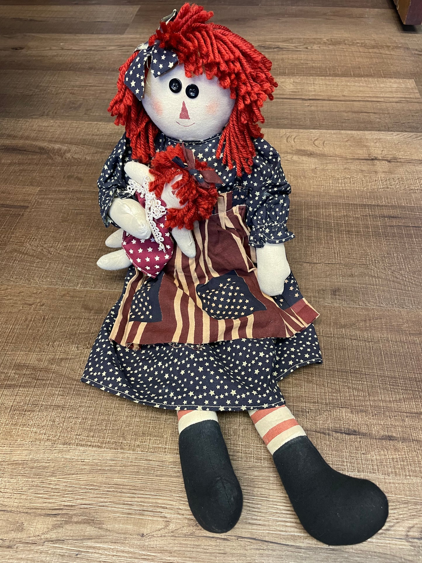 Raggedy Ann Patriotic Doll