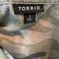 Torrid Long Sleeved Camo Blouse (2)