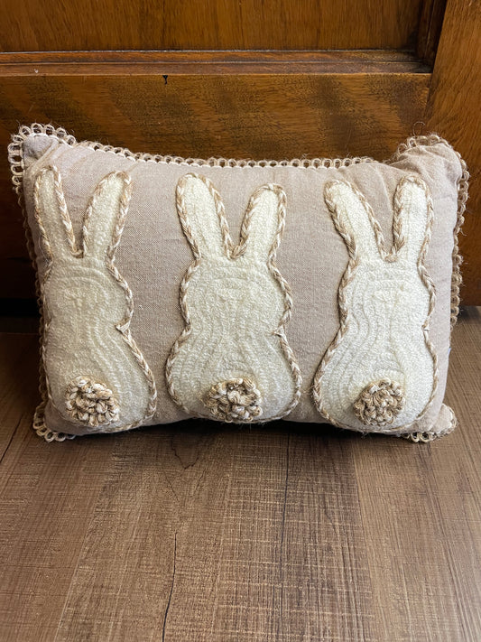 Hip & Hop Bunny Throw Pillow