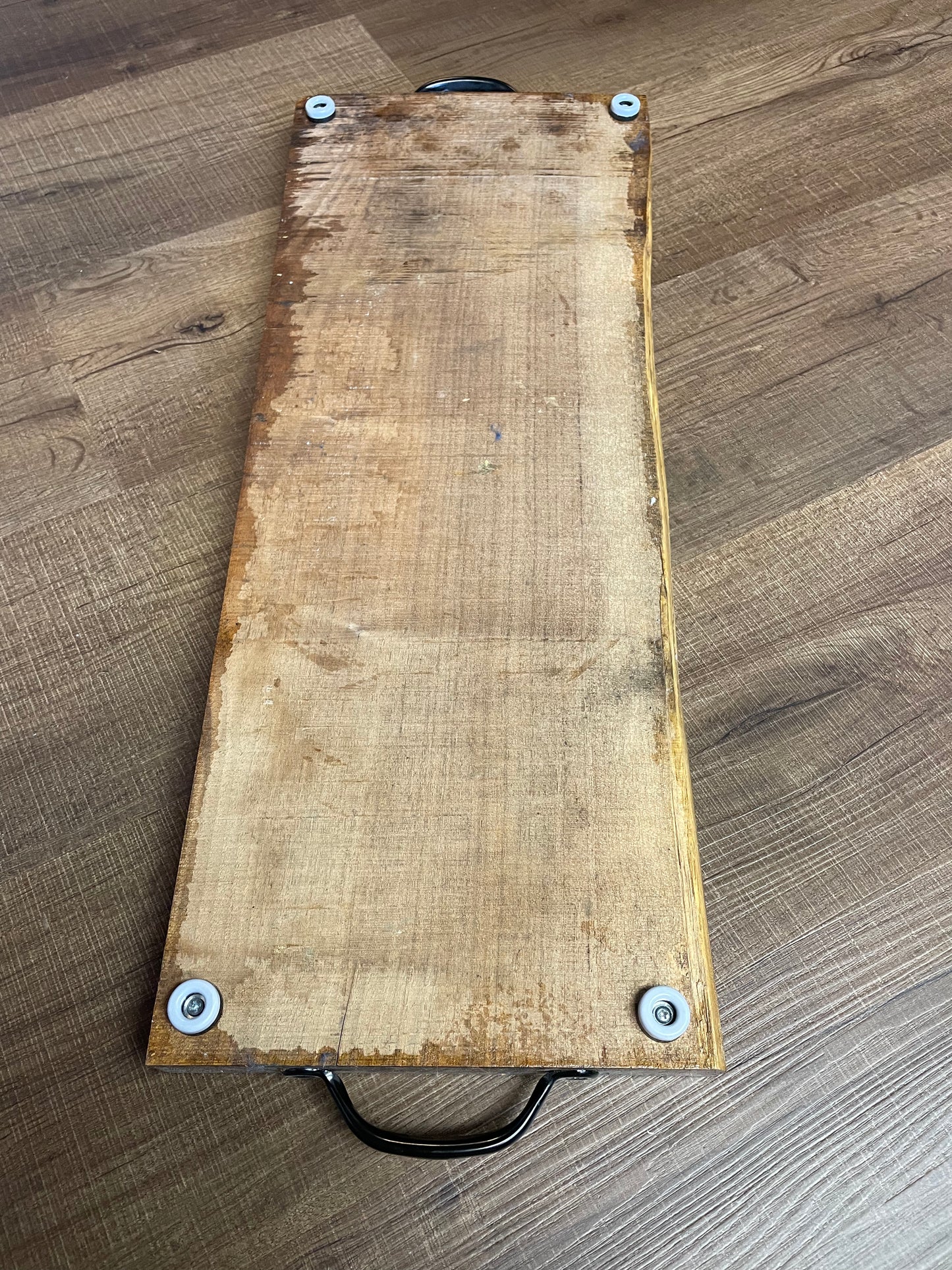 Live Edge Wood Serving Platter with Handles