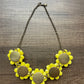 J. Crew Yellow Flower Necklace