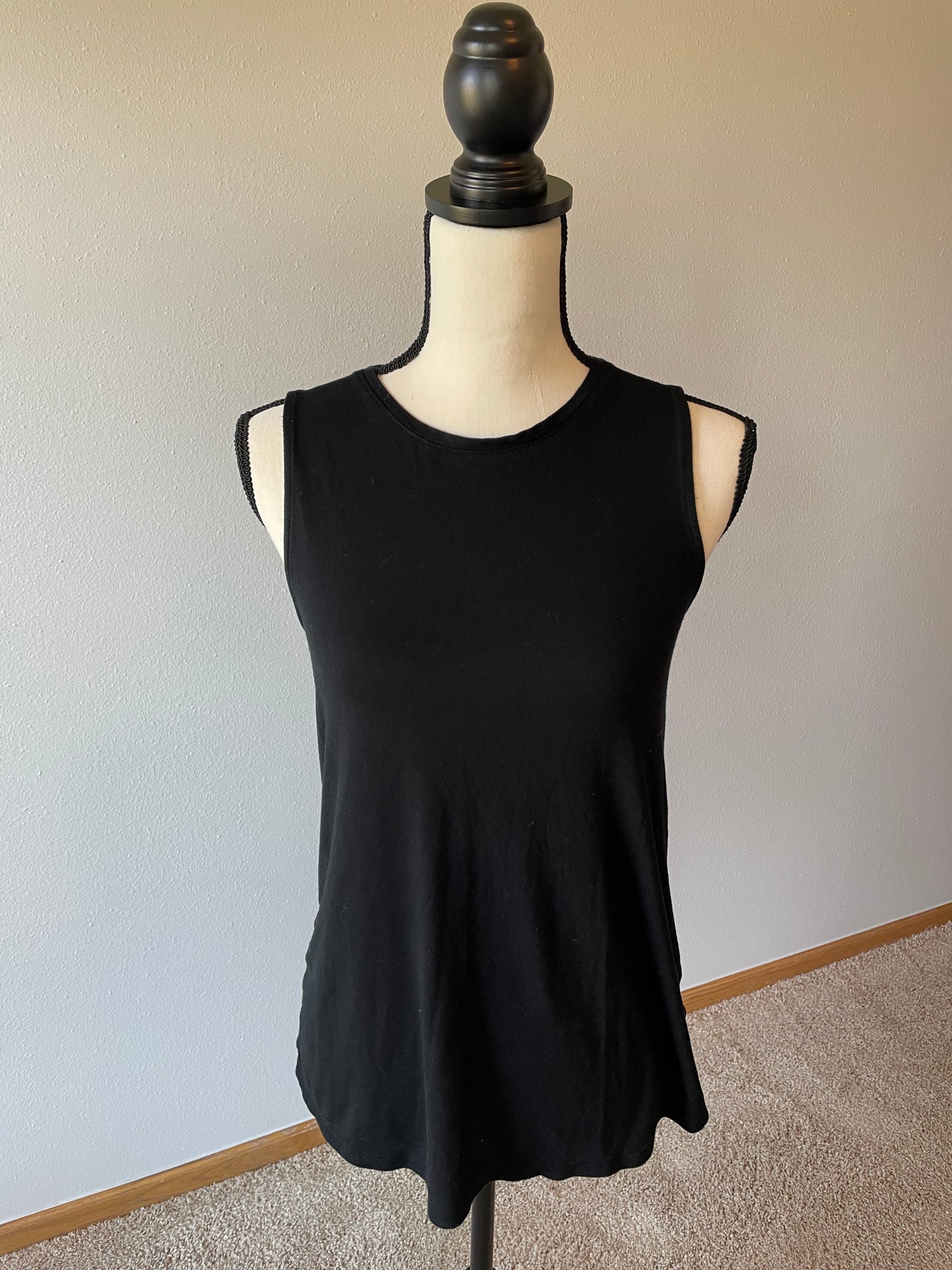 Black Sleeveless Shirt (S)