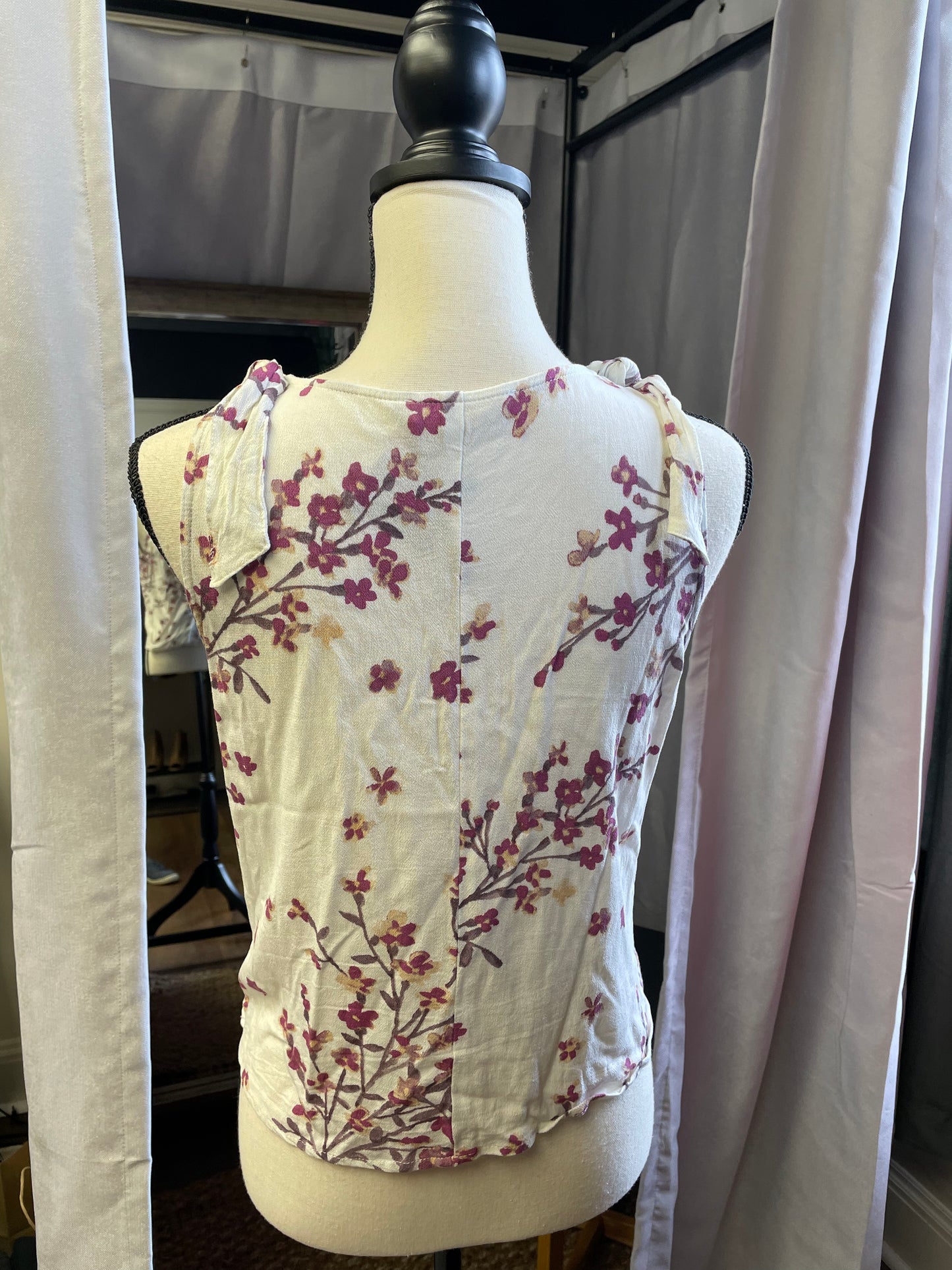 Lovestitch Floral Wrap Top (S)