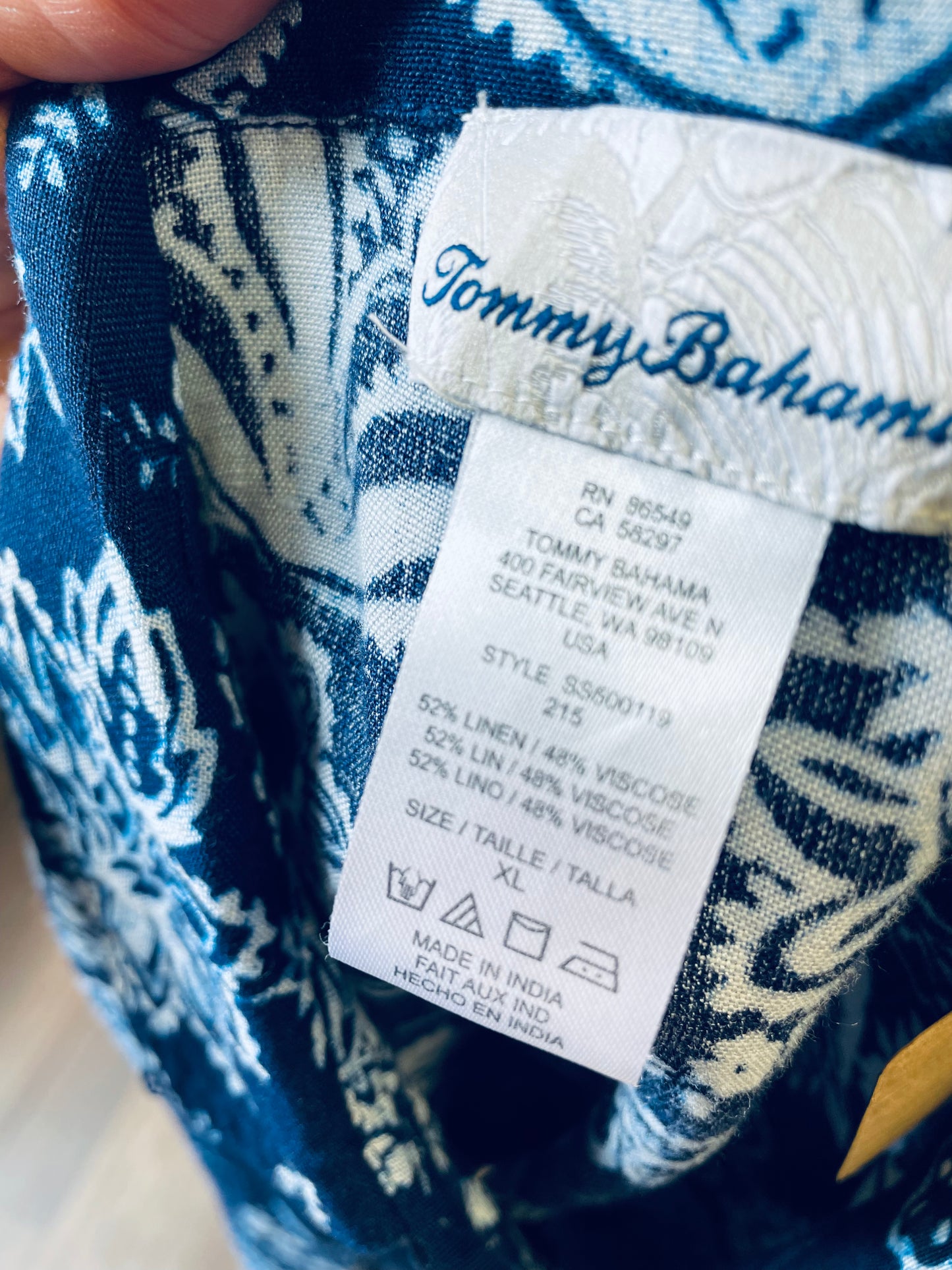 Tommy Bahama Linen Shirt Dress (XL)