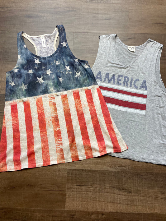 Patriotic Women's Top Bundle (L)