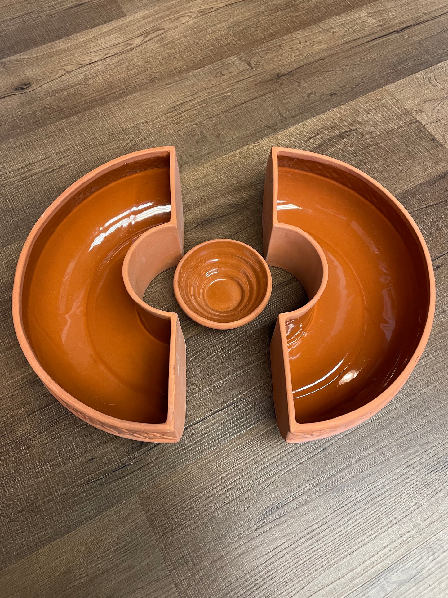 Chips & Dip Clay Serving Set