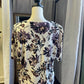 Ann Taylor Floral Short Sleeved Sweater (XL)