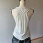 Vanity White Lace Tank (M)