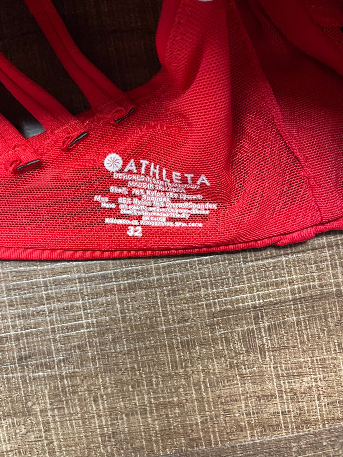 Athleta Red Bikini Top (32)