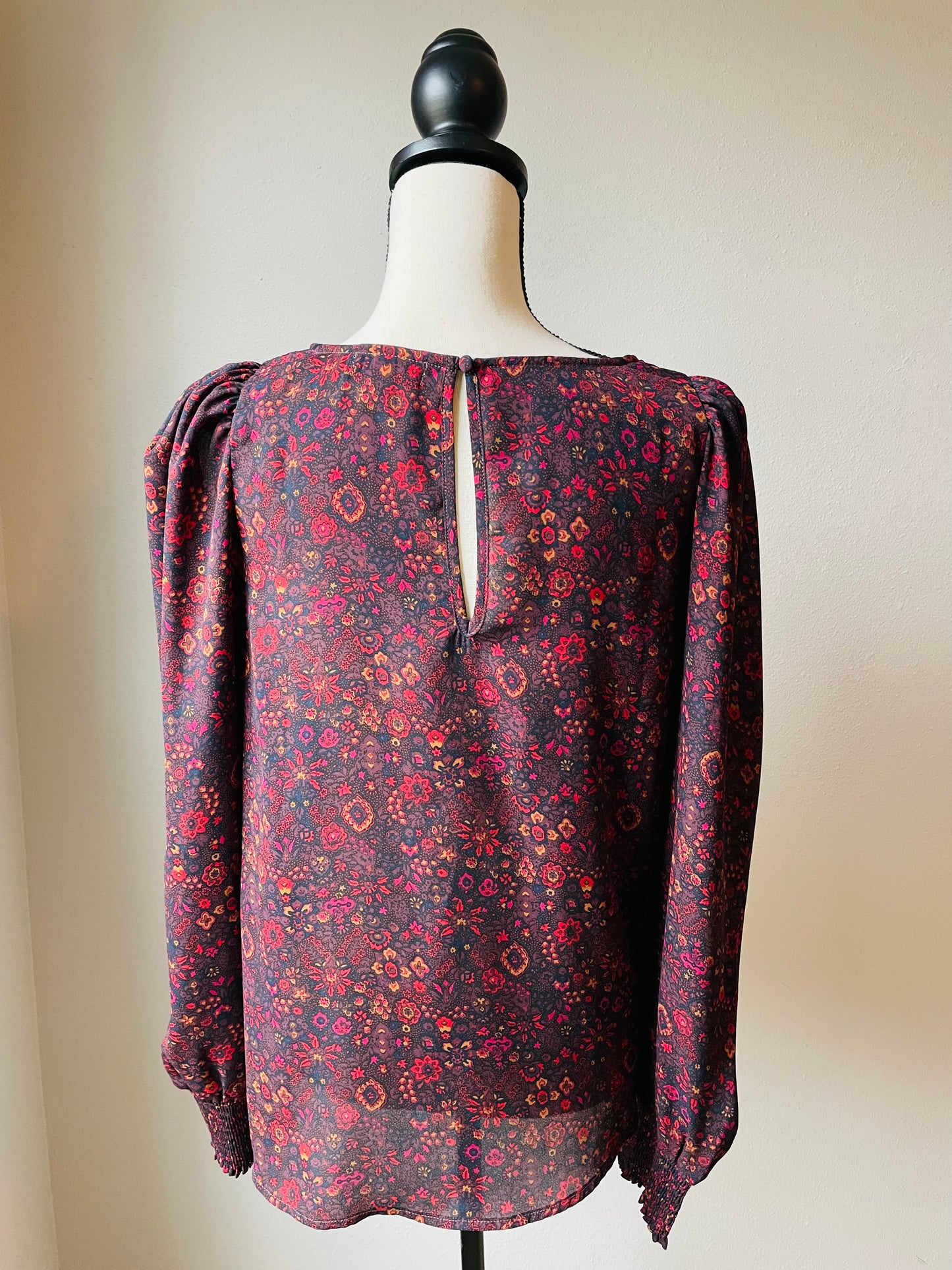 Allison Joy Floral Blouse (L)