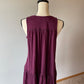 Time & True Plum Hobo Tank (M)