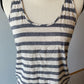 J. Crew Striped Linen Racerback Top (XS)