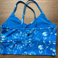 Glyder Blue Floral Sports Bra (S)