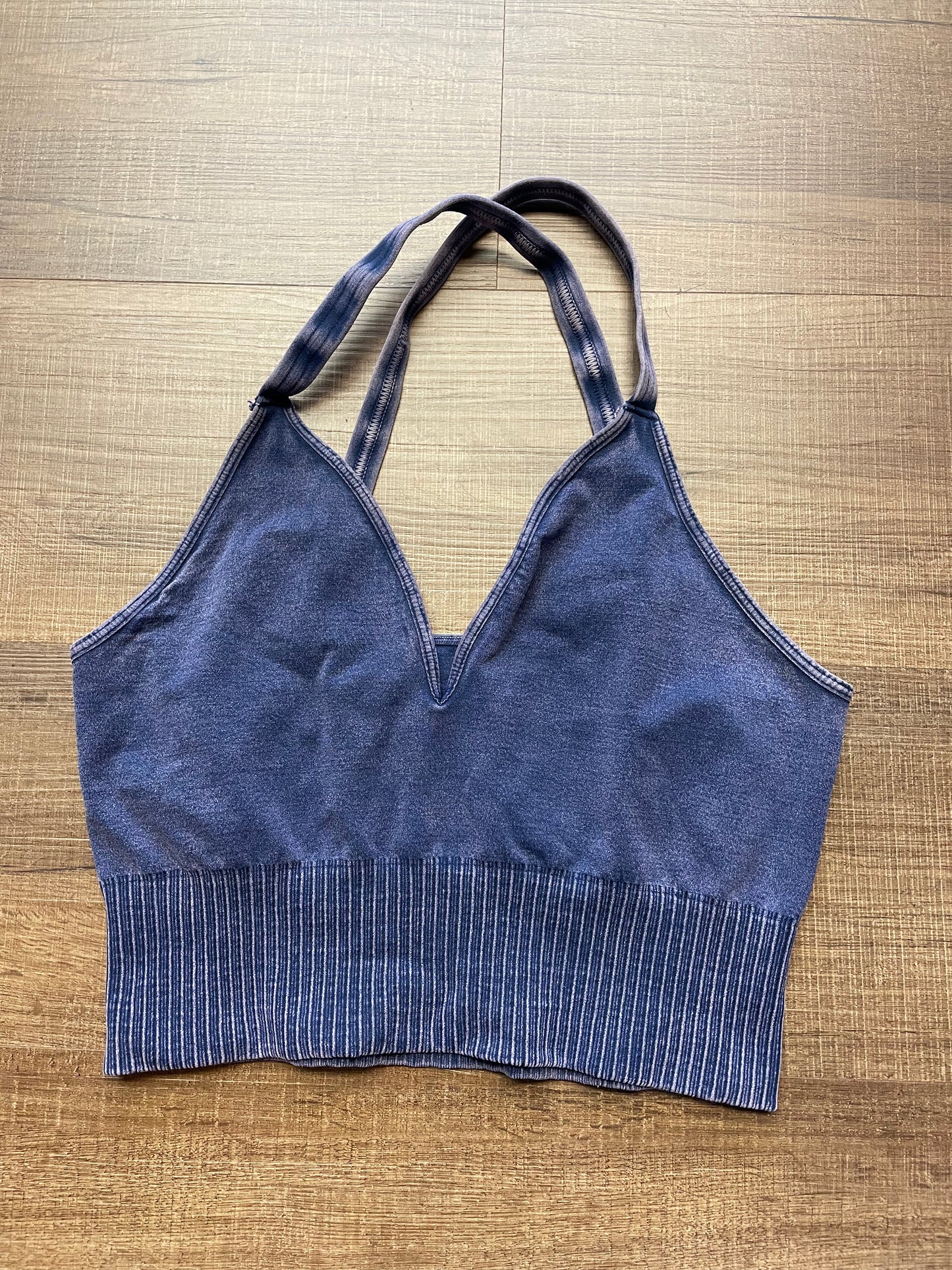 Free People Movement Blue Sports Bra (M/L)