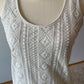 Vanity White Lace Tank (M)