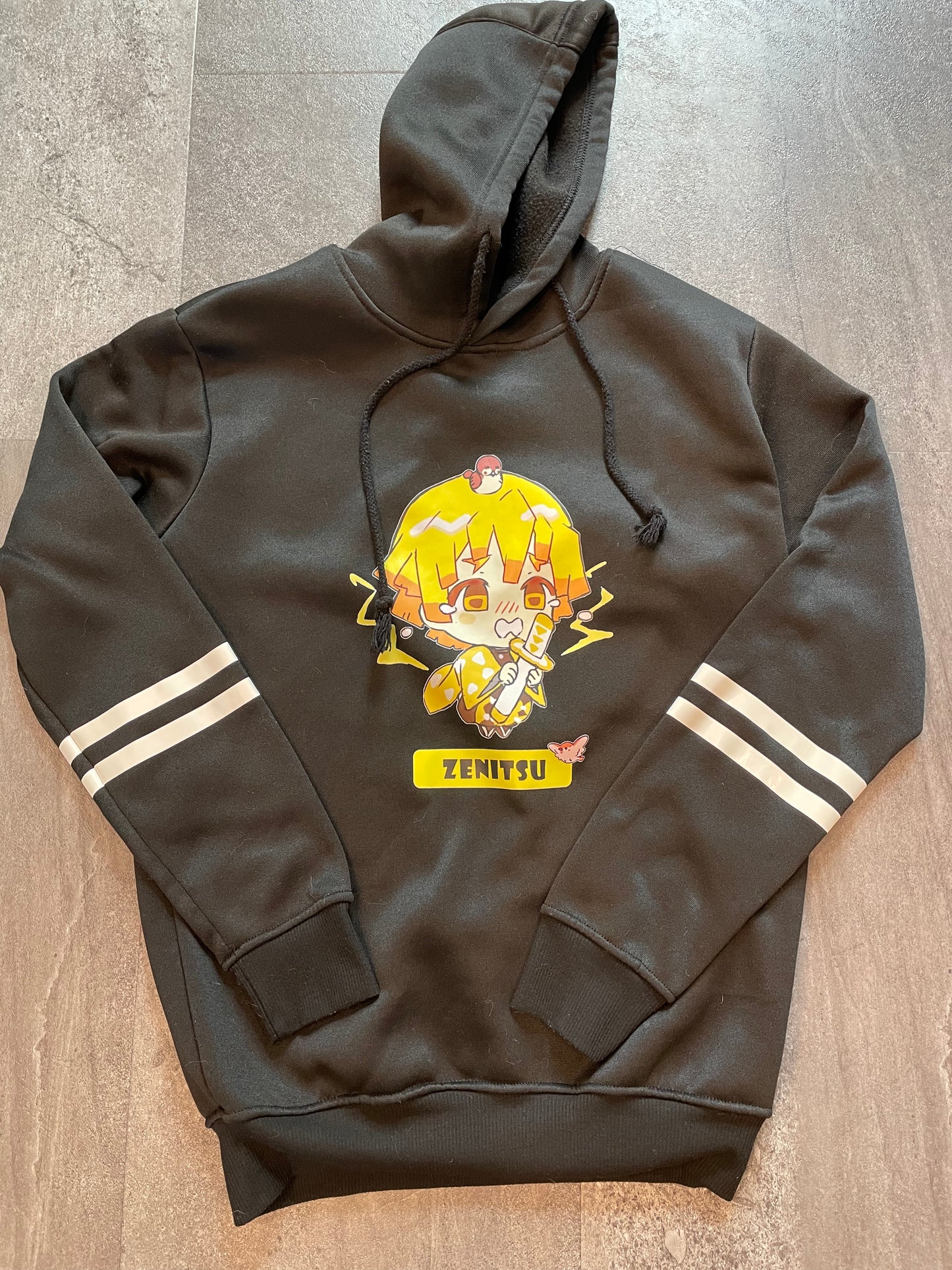 Anime Print Men's Hoodie (S)