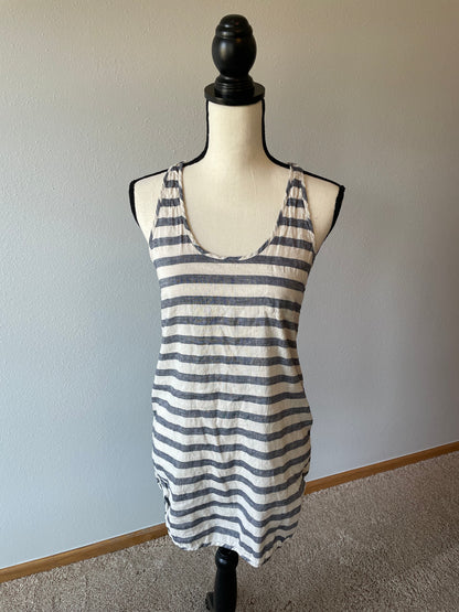 J. Crew Striped Linen Racerback Top (XS)