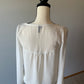 Maurices Sheer White Blouse (S)