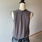 Maurices Gray Sleeveless Blouse (M)