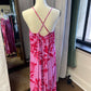 Old Navy Pink Palm Leaf Shift Dress (L)